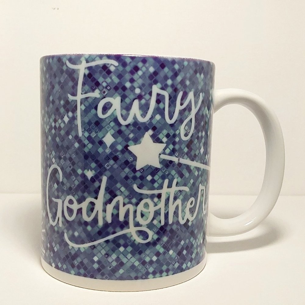 Handmade - Fairy Godmother - Coffee Tea Mug - perfect gift for the special someo